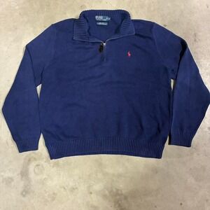 Vintage Polo Large 90's RL Quarter‎ Zip
